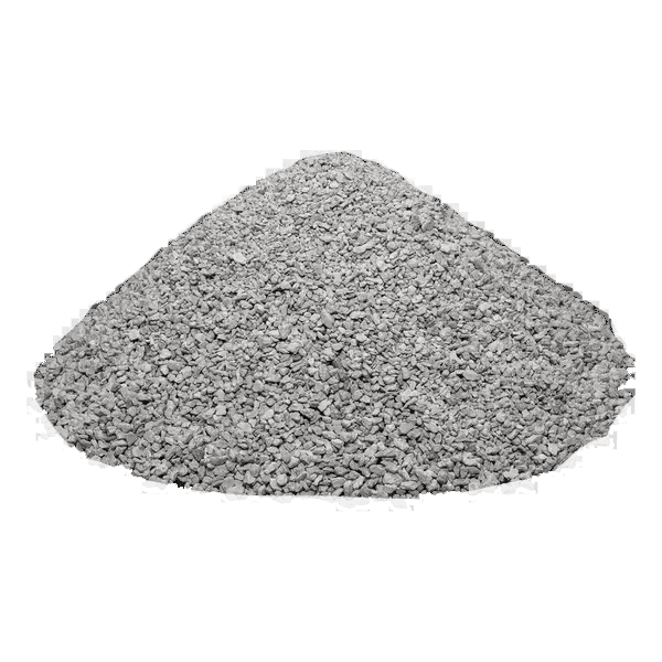 A pile of gravel on top of a black background.